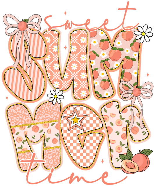 SWEET SUMMERTIME PEACH  - DECAL
