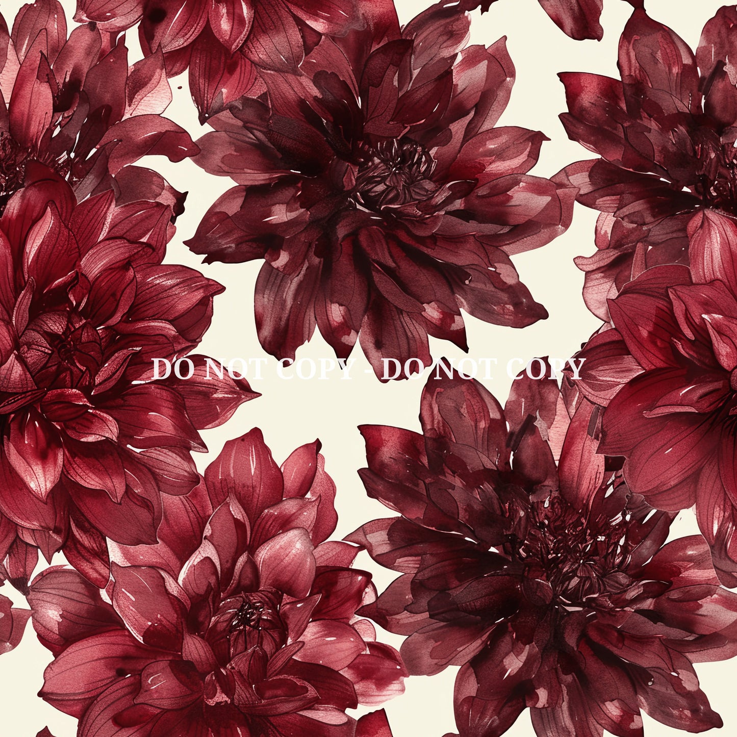 BURGUNDY AUTUMN PATTERN VINYL - MULTIPLE VARIATIONS