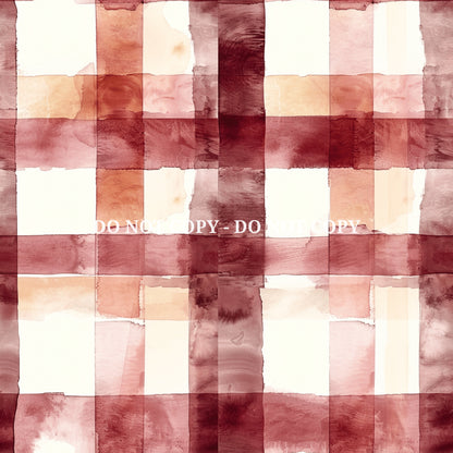 BURGUNDY AUTUMN PATTERN VINYL - MULTIPLE VARIATIONS