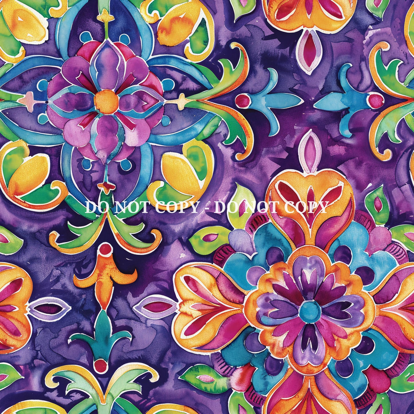 PURPLE BRIGHT PATTERN VINYL - MULTIPLE VARIATIONS