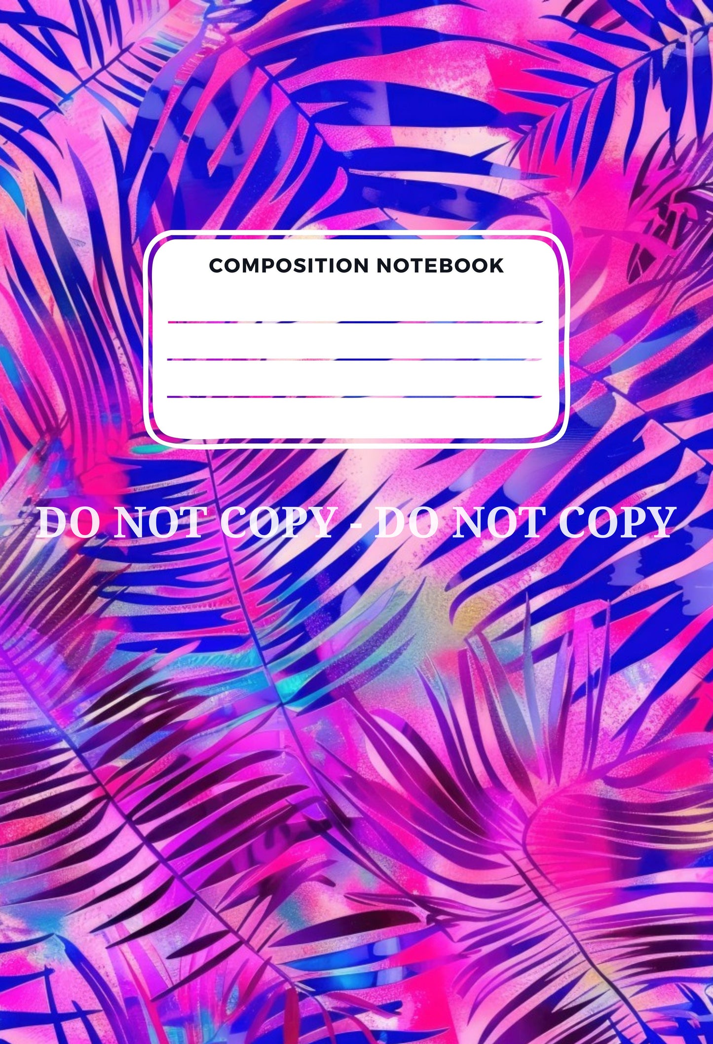 COMPOSITION NOTEBOOK COVERS - FRONT AND BACK - MULTIPLE VARIATIONS