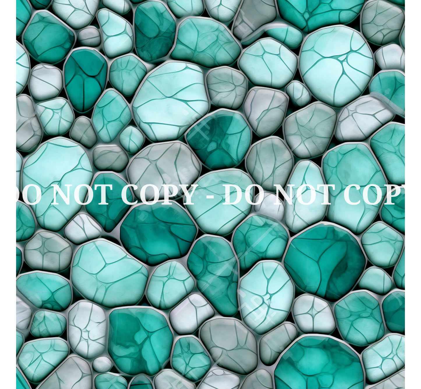 TURQUOISE PATTERN VINYL  - MULTIPLE VARIATIONS