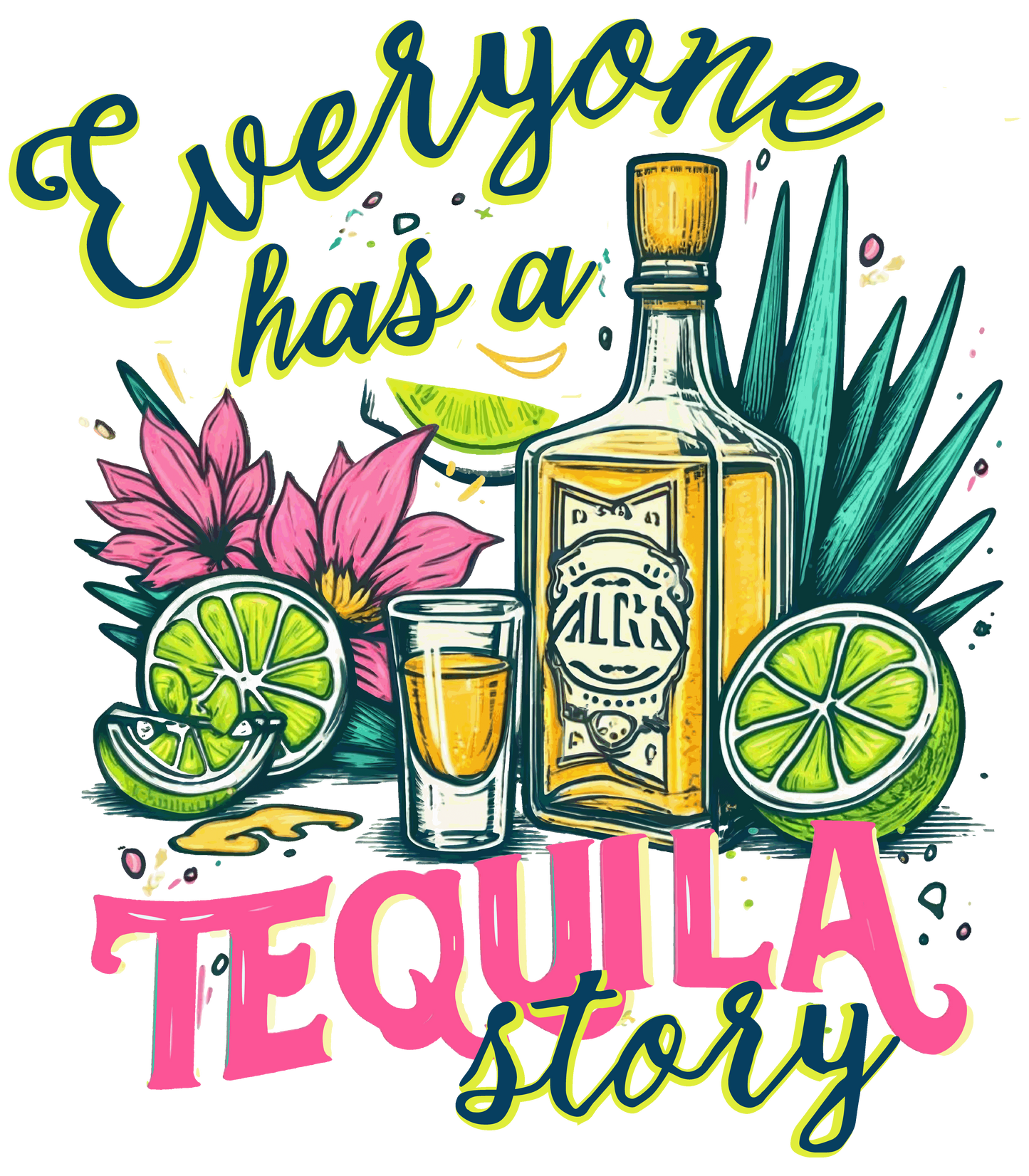TEQUILA STORY - DECAL