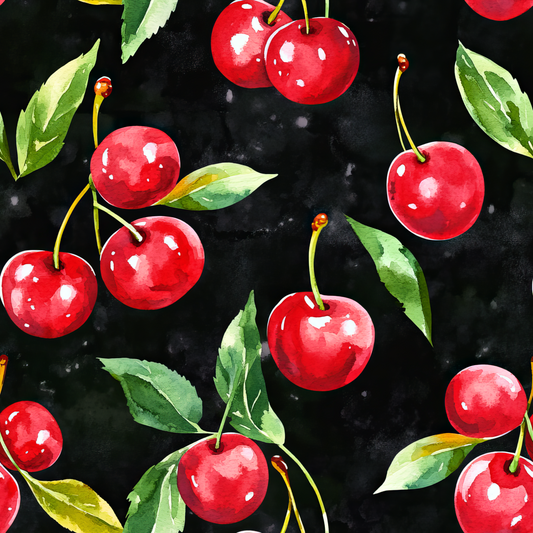 CHERRIES - PATTERN VINYL
