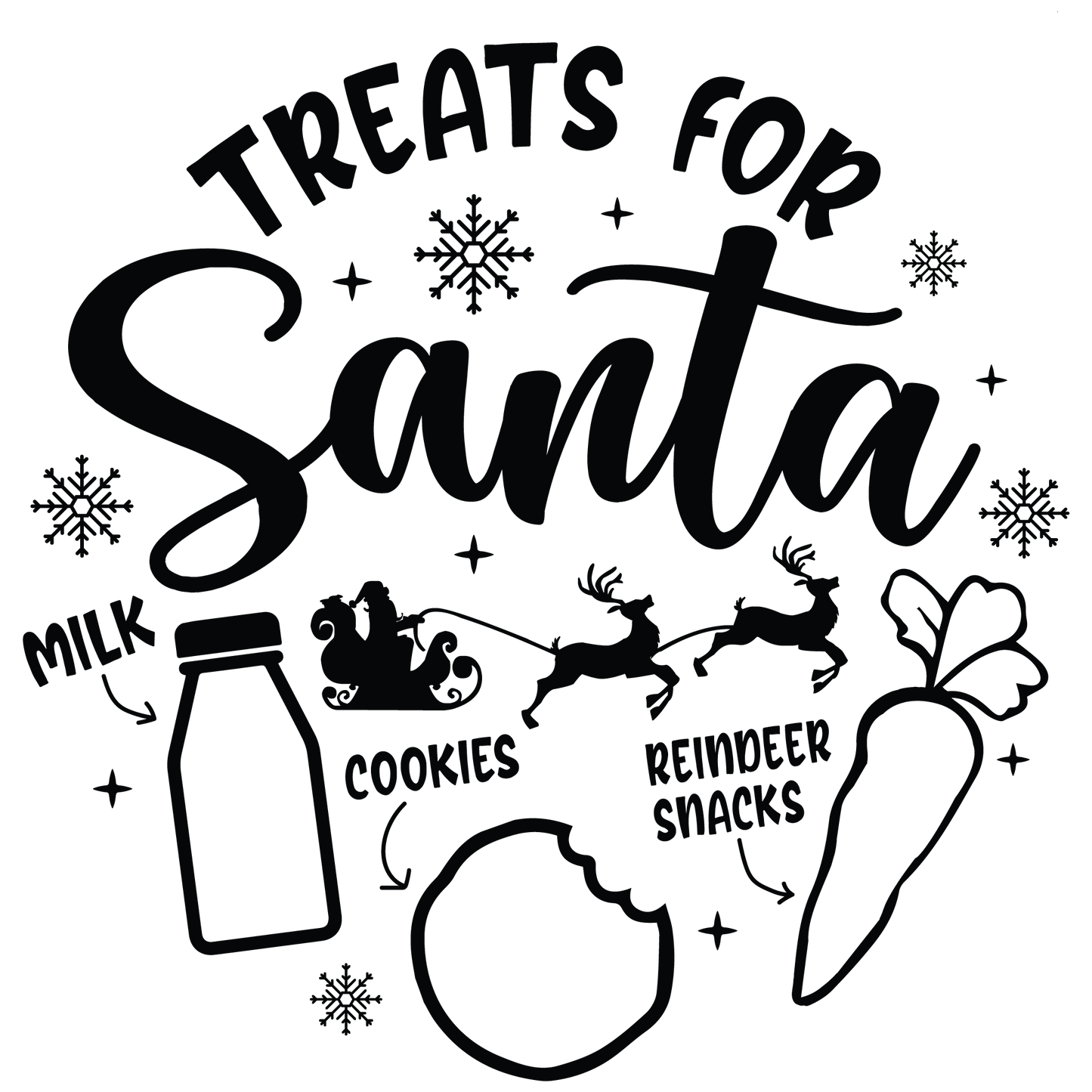 SANTA TRAY - FLAIR SHEET - MULTIPLE VARIATIONS