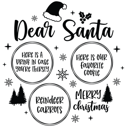 SANTA TRAY - FLAIR SHEET - MULTIPLE VARIATIONS