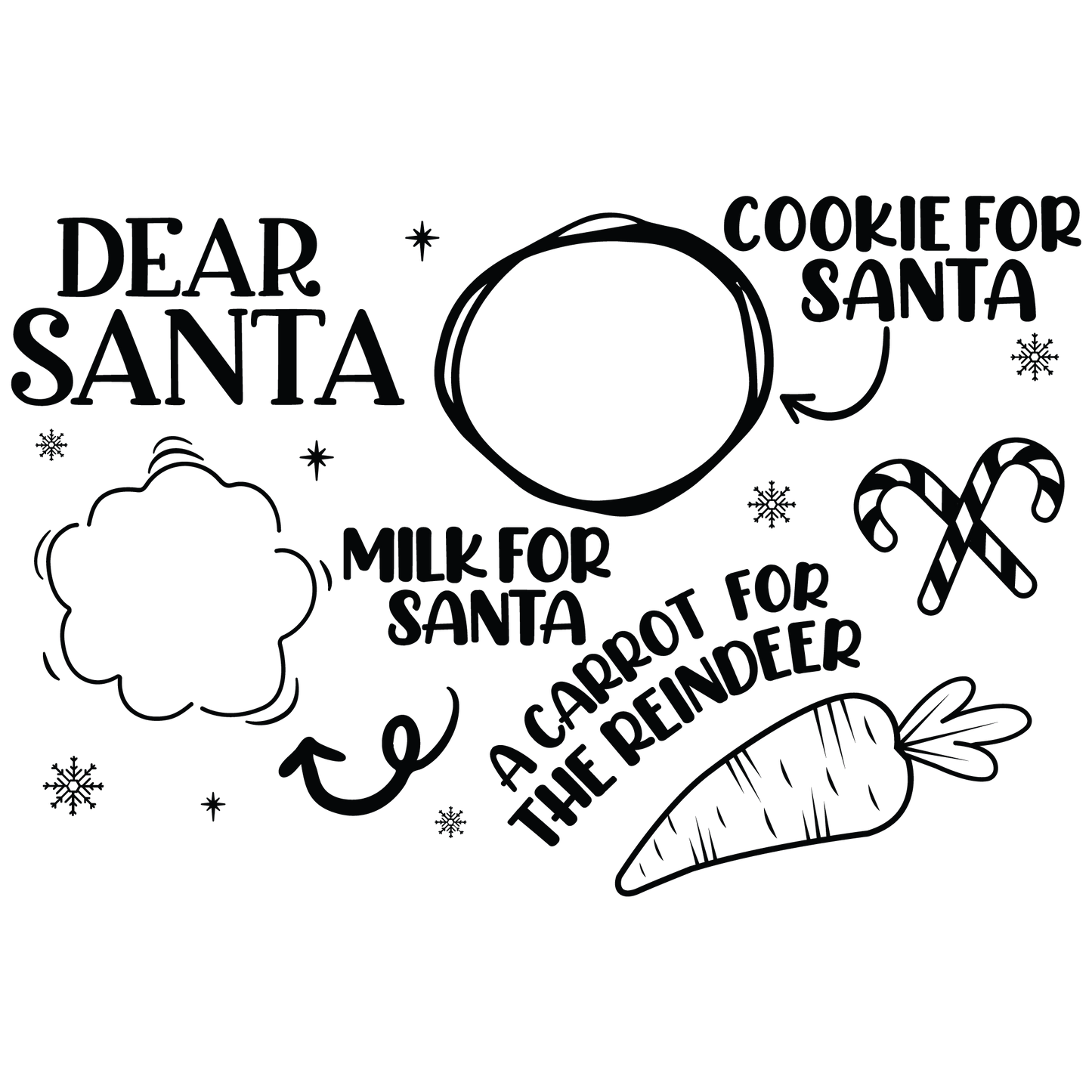 SANTA TRAY - FLAIR SHEET - MULTIPLE VARIATIONS