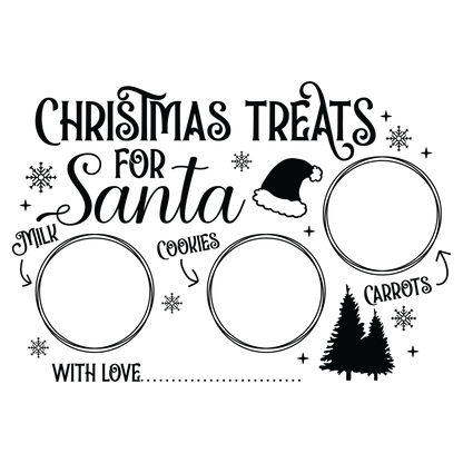 SANTA TRAY - FLAIR SHEET - MULTIPLE VARIATIONS