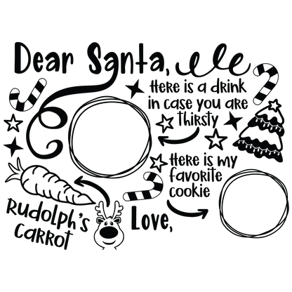 SANTA TRAY - FLAIR SHEET - MULTIPLE VARIATIONS