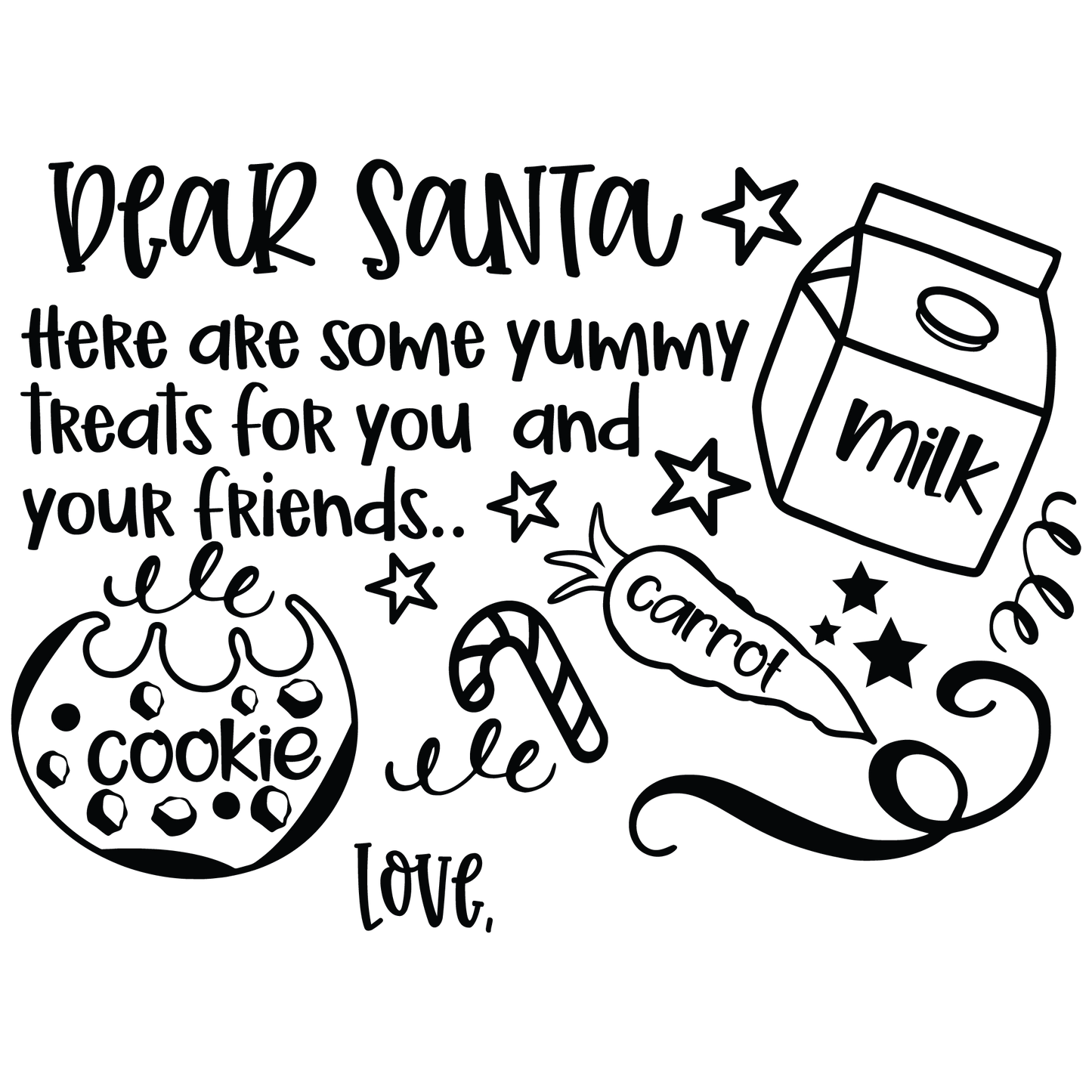 SANTA TRAY - FLAIR SHEET - MULTIPLE VARIATIONS