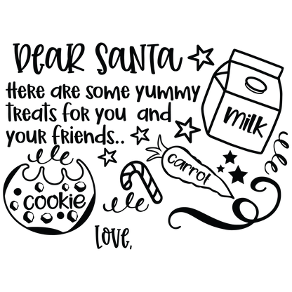 SANTA TRAY - FLAIR SHEET - MULTIPLE VARIATIONS