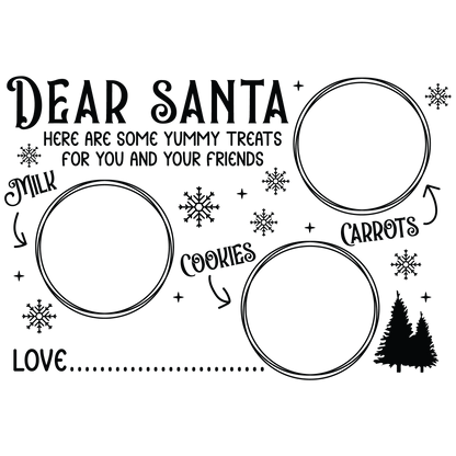 SANTA TRAY - FLAIR SHEET - MULTIPLE VARIATIONS