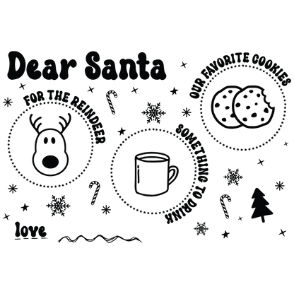 SANTA TRAY - FLAIR SHEET - MULTIPLE VARIATIONS