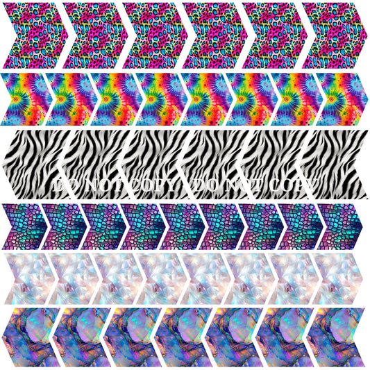 CHEVRON VARIOUS SIZES - FLAIR SHEET