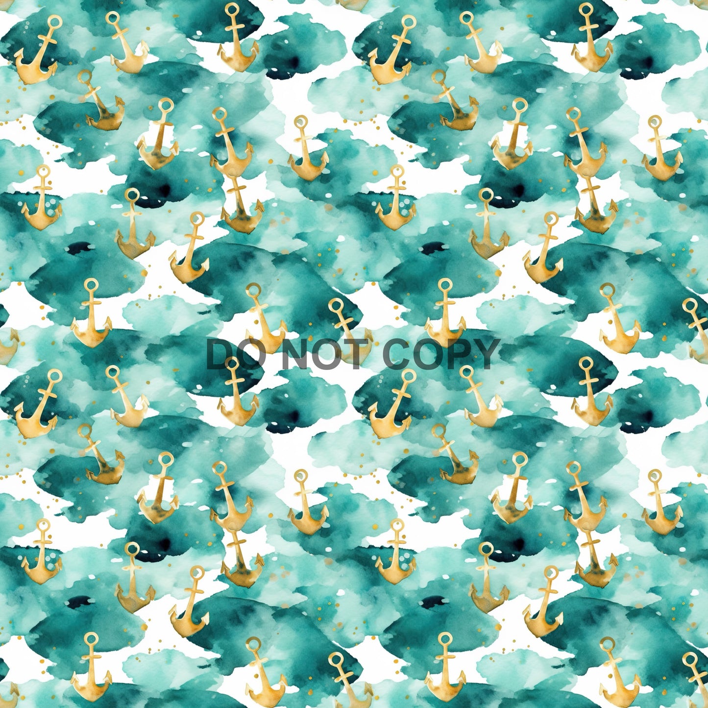 GOLD AND TEAL NAUTICAL - MULTIPLE VARIATIONS