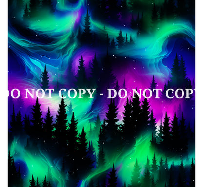 AURORA BOREALIS PATTERN VINYL - MULTIPLE VARIATIONS