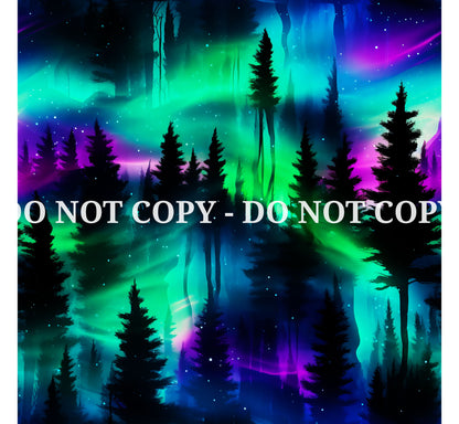 AURORA BOREALIS PATTERN VINYL - MULTIPLE VARIATIONS