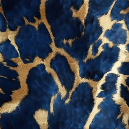 BLUE AND GOLD COWHIDE VINYL - MULTIPLE VARIATIONS