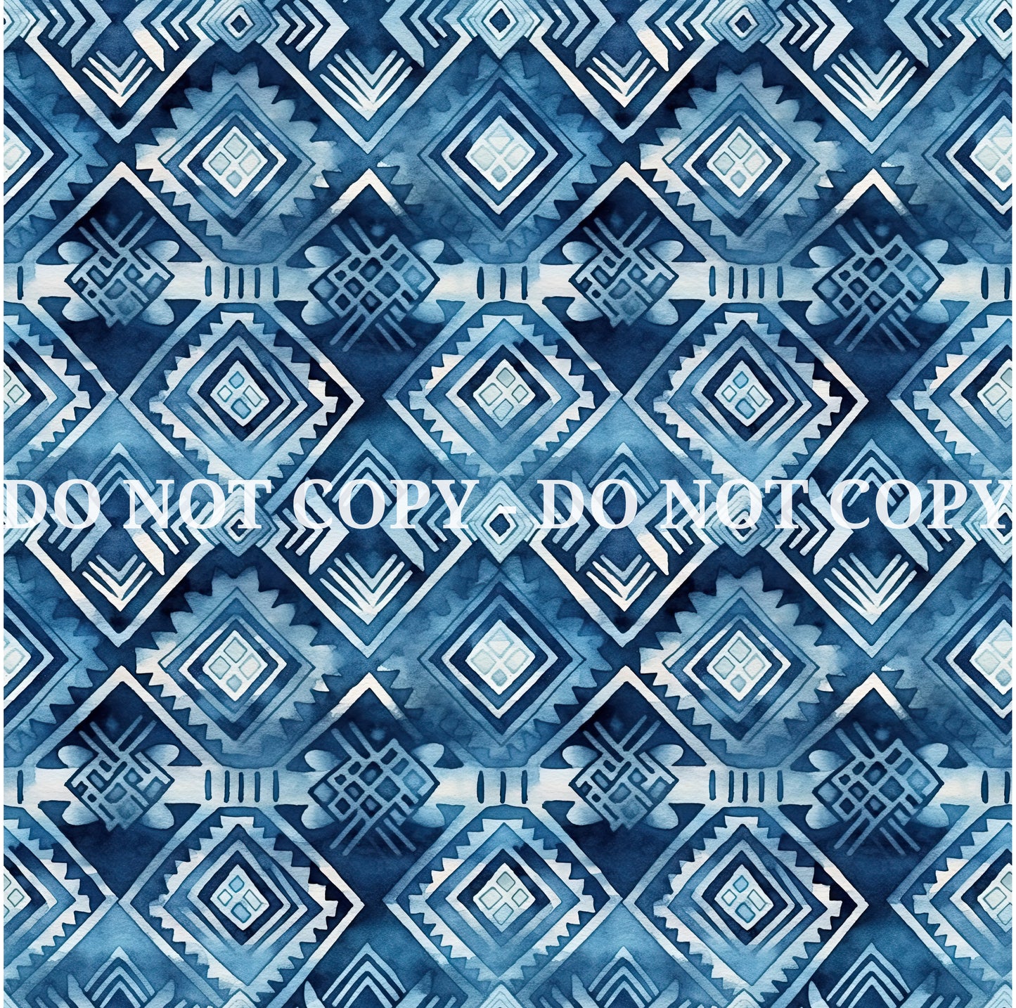 WATERCOLOR BLUE PATTERN VINYL - MULTIPLE VARIATIONS