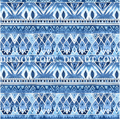 WATERCOLOR BLUE PATTERN VINYL - MULTIPLE VARIATIONS