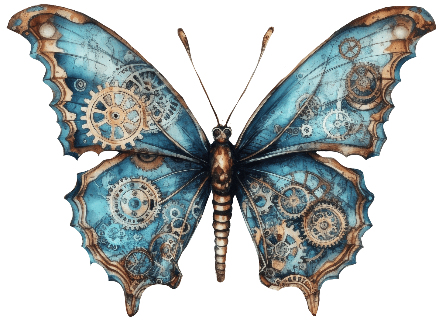 STEAMPUNK BUTTERFLIES - Decals