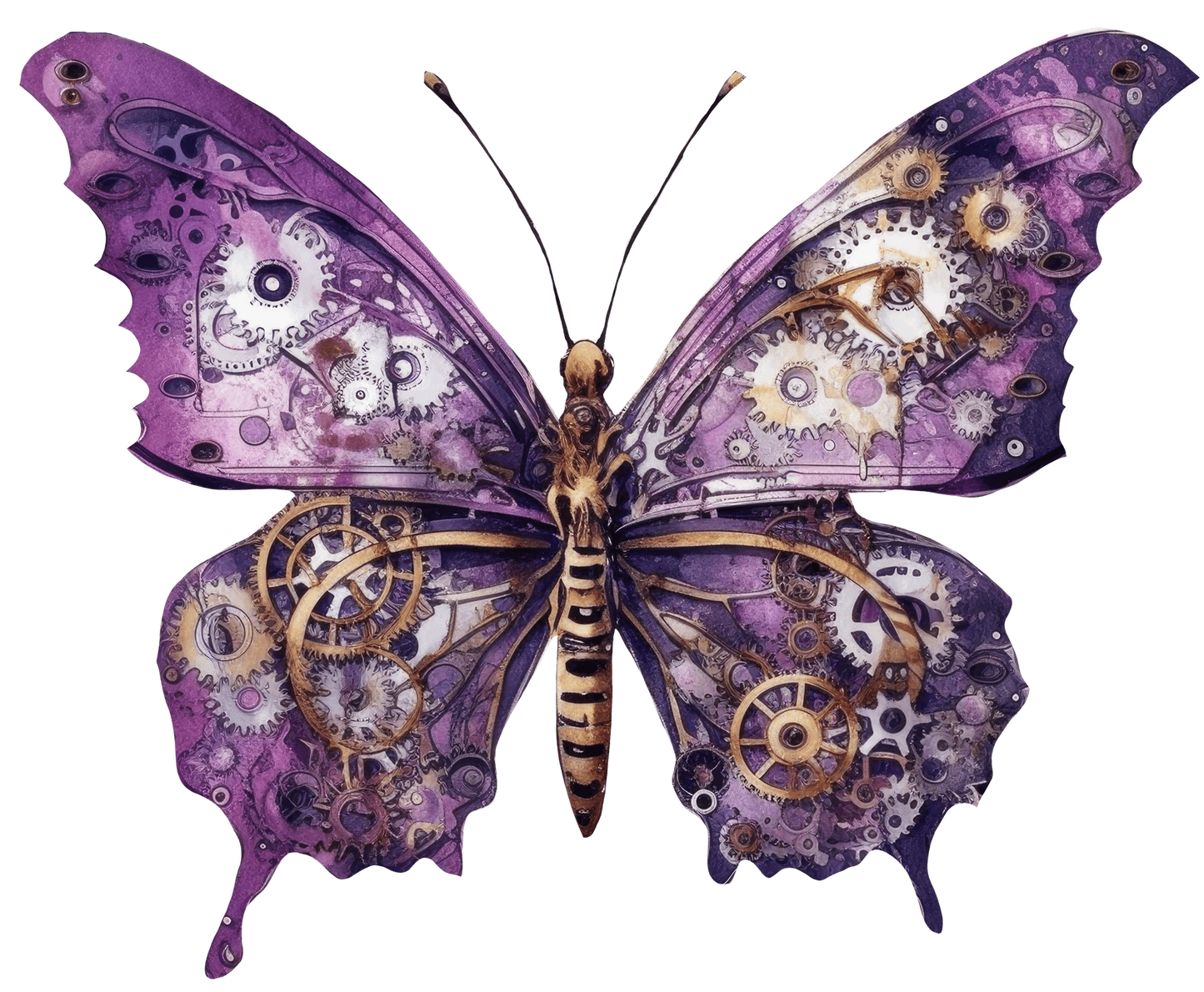 STEAMPUNK BUTTERFLIES - Decals