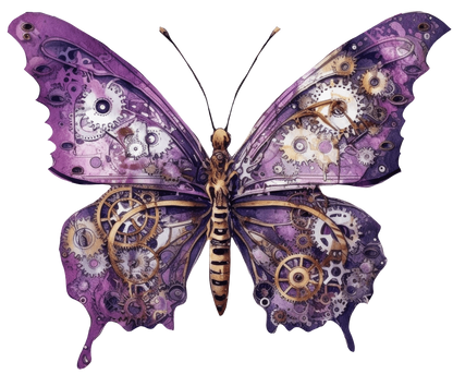 STEAMPUNK BUTTERFLIES - Decals