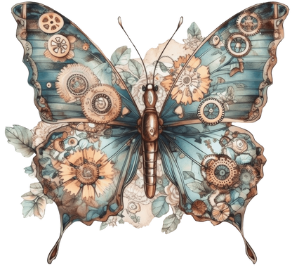 STEAMPUNK BUTTERFLIES - Decals