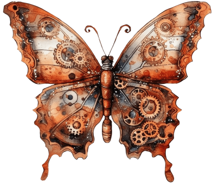 STEAMPUNK BUTTERFLIES - Decals