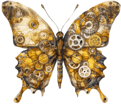 STEAMPUNK BUTTERFLIES - Decals