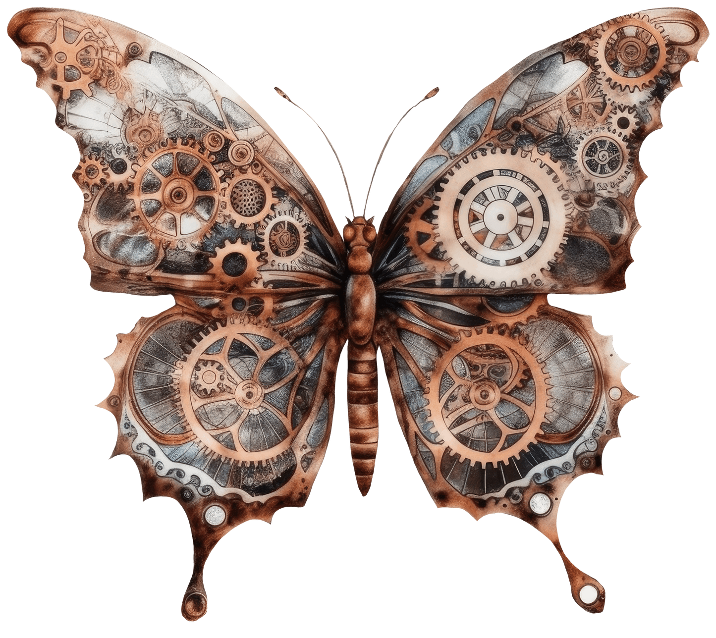 STEAMPUNK BUTTERFLIES - Decals