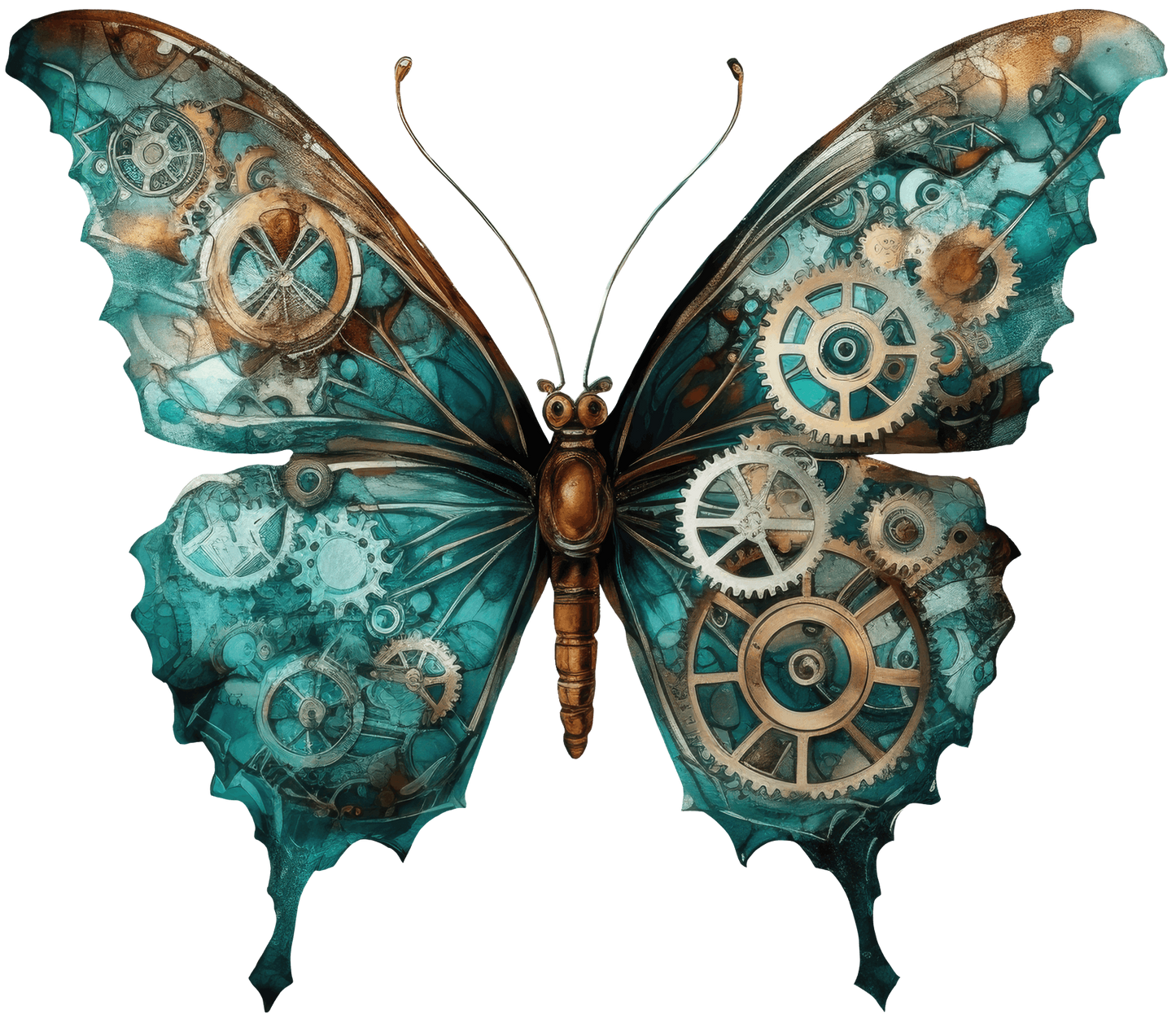 STEAMPUNK BUTTERFLIES - Decals