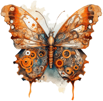 STEAMPUNK BUTTERFLIES - Decals