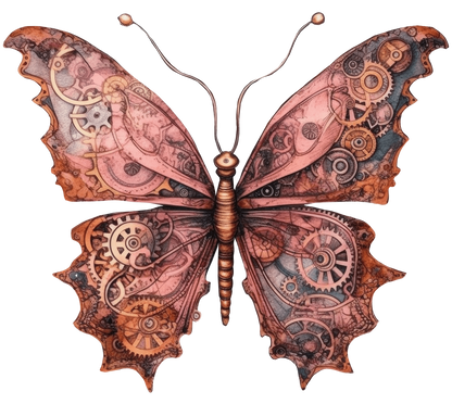 STEAMPUNK BUTTERFLIES - Decals