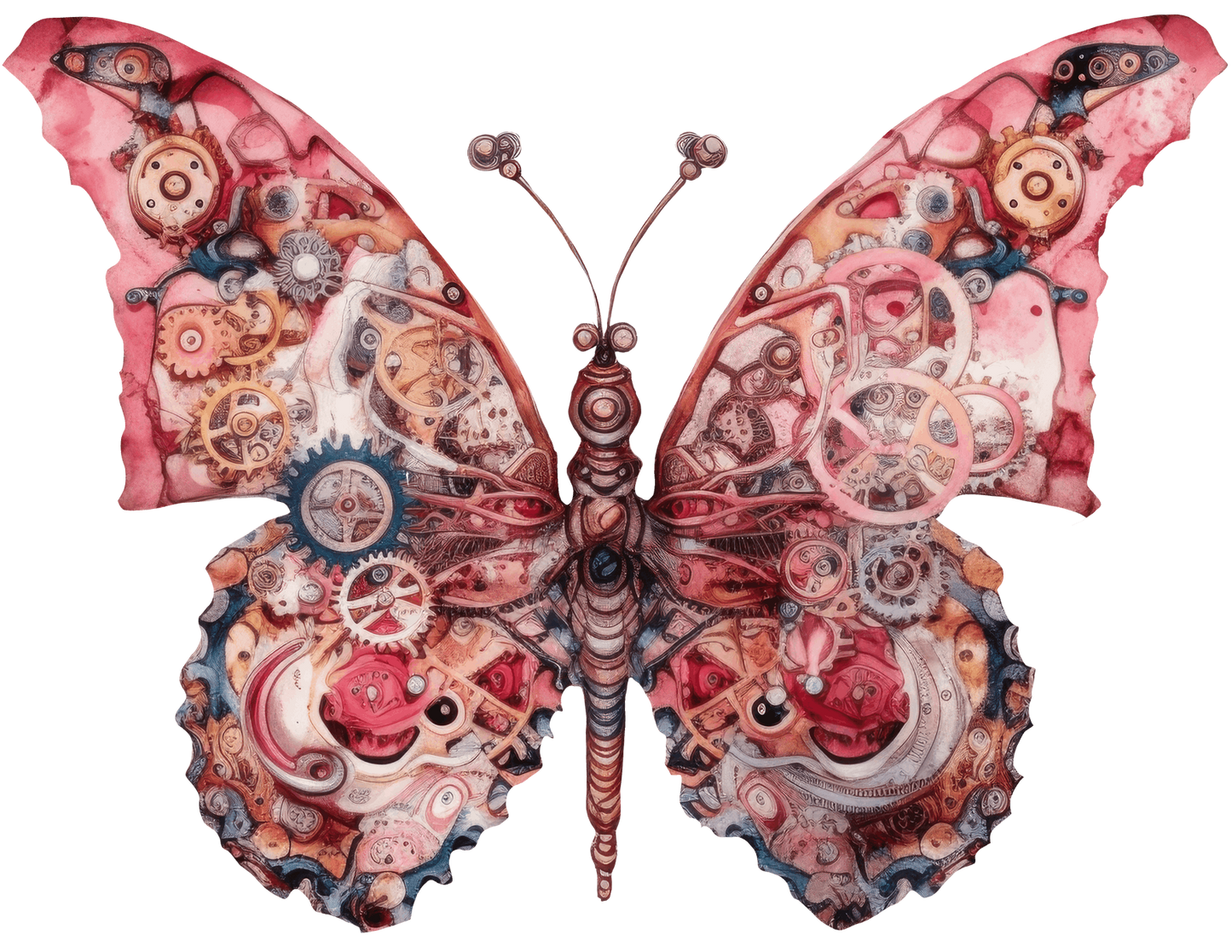 STEAMPUNK BUTTERFLIES - Decals