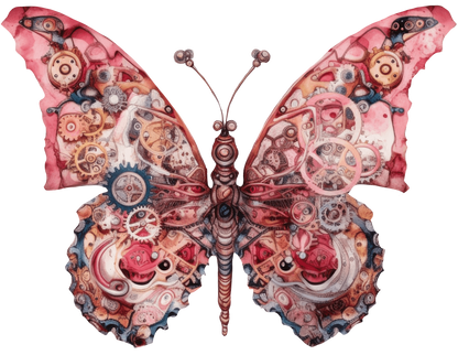 STEAMPUNK BUTTERFLIES - Decals