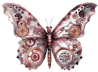 STEAMPUNK BUTTERFLIES - Decals