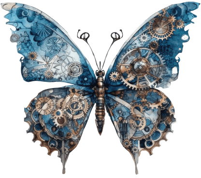 STEAMPUNK BUTTERFLIES - Decals