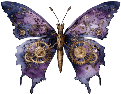 STEAMPUNK BUTTERFLIES - Decals