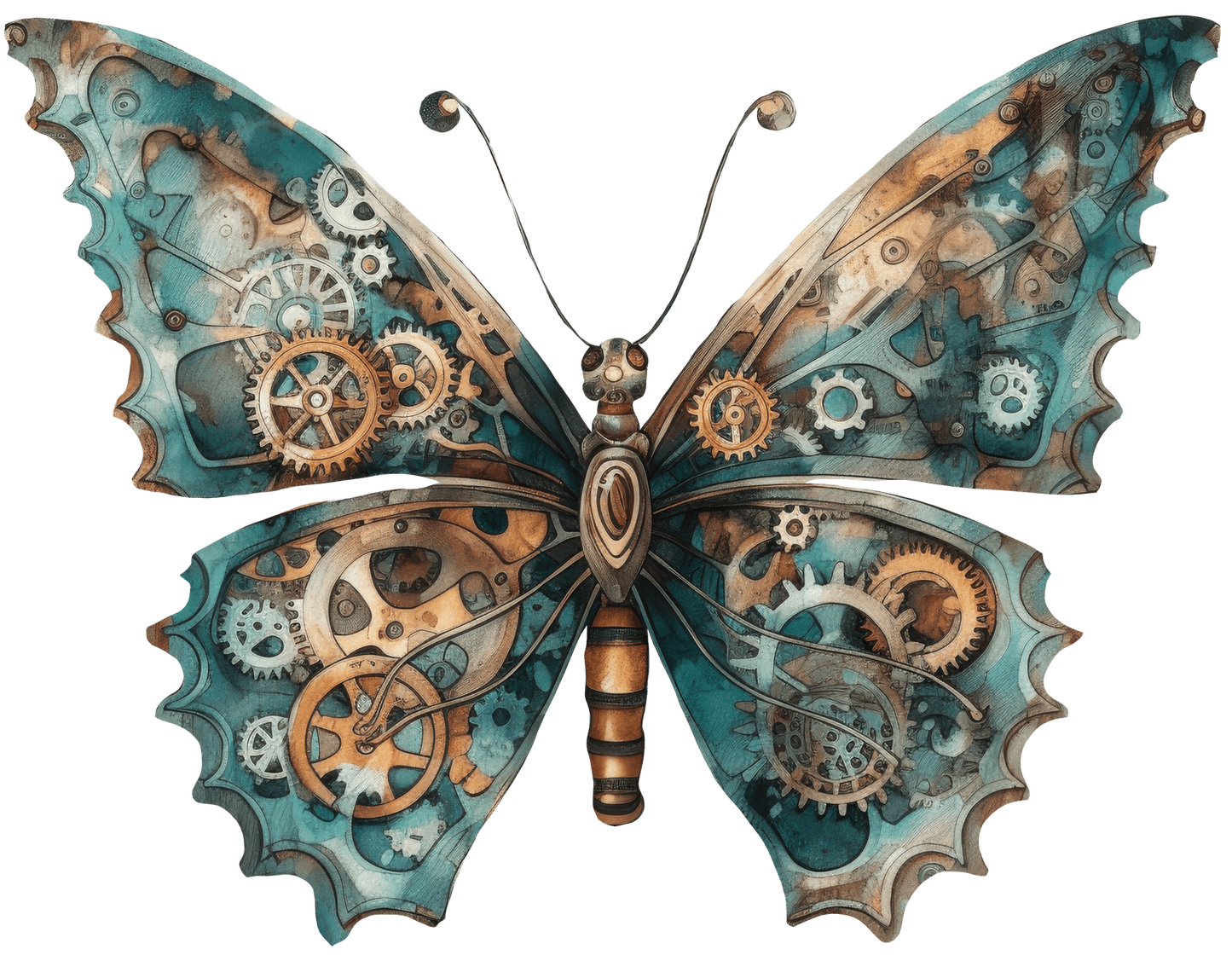 STEAMPUNK BUTTERFLIES - Decals