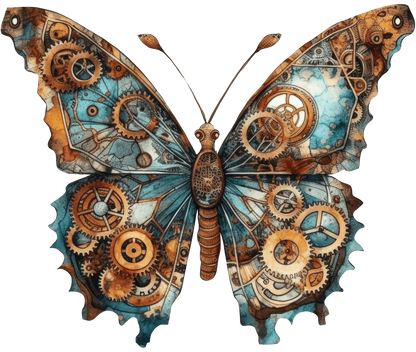 STEAMPUNK BUTTERFLIES - Decals