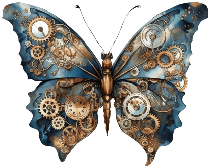 STEAMPUNK BUTTERFLIES - Decals