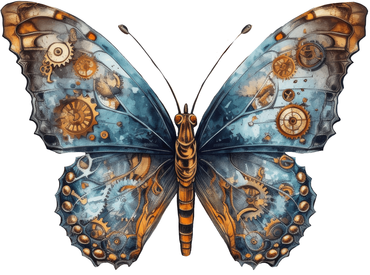 STEAMPUNK BUTTERFLIES - Decals