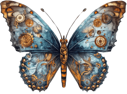 STEAMPUNK BUTTERFLIES - Decals