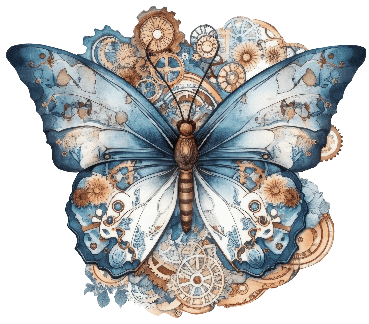 STEAMPUNK BUTTERFLIES - Decals