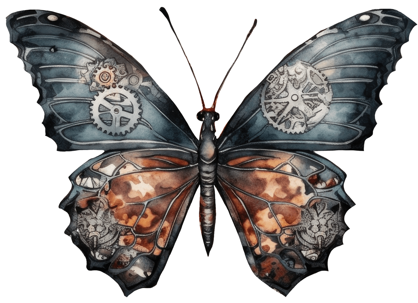 STEAMPUNK BUTTERFLIES - Decals