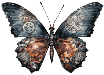 STEAMPUNK BUTTERFLIES - Decals