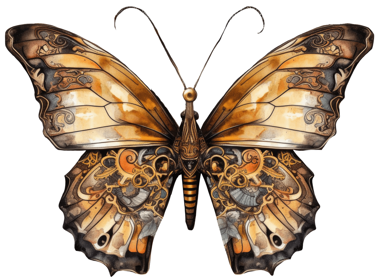 STEAMPUNK BUTTERFLIES - Decals