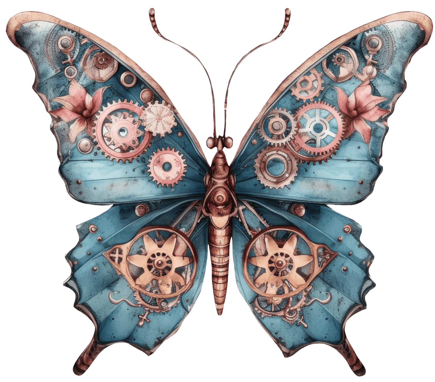 STEAMPUNK BUTTERFLIES - Decals