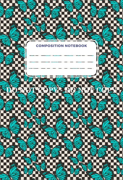 COMPOSITION NOTEBOOK COVERS - FRONT AND BACK - MULTIPLE VARIATIONS
